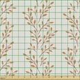 thumbnail image 2 of Autumn Sofa Upholstery Fabric by the Yard, Pastel Illustration of Vertically Botanical Branches in Tangerine Tones, Decorative Fabric for DIY and Home Accents, Eggshell and Dark Peach by Ambesonne, 2 of 5