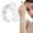 White, variant on ZMKIAG Handmade Crystal Bead Bridal Wrist Corsages with Silk Ribbon, Pretty Bridal & Bridesmaid Wrist Corsage, Perfect for Wedding Party Prom Homecoming Girl Hand Flower Decoration
