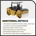 thumbnail image 5 of Diecast Masters 1:64 Caterpillar CB-13 Roller with ROPS, Play & Collect Series Cat Trucks & Construction Equipment | 1:64 Scale Model Diecast Collectible | Diecast Masters Model 85630, 5 of 9