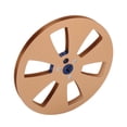 thumbnail image 1 of Aluminum Alloy, 7 Inch Empty Tape Reel with 6 Hole Hub for ,  Studer Opening Machine Parts Sound Tape Disc for Replacing Damaged Tape Machine Reels, 1 of 7