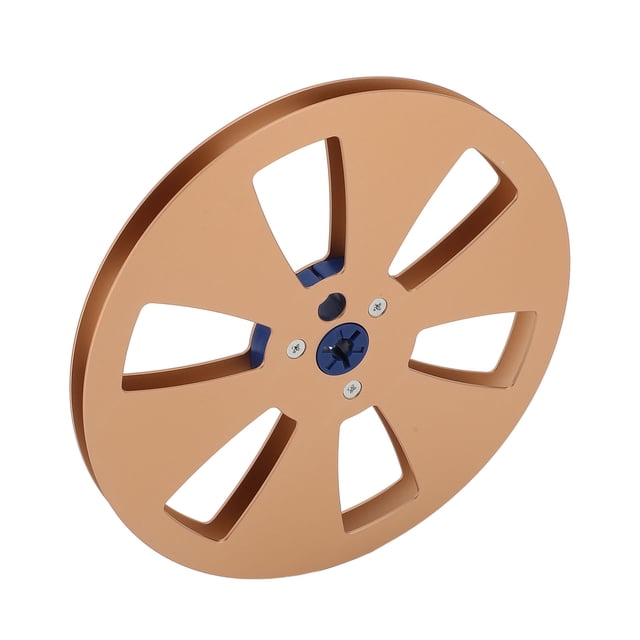 Aluminum Alloy, 7 Inch Empty Tape Reel with 6 Hole Hub for , Studer Opening Machine Parts Sound Tape Disc for Replacing Damaged Tape Machine Reels