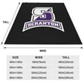 thumbnail image 5 of University A of Scranton Logo Blanket Large Luxury Fleece Soft Anti-Static Anti-Pilling Flannel Bed Blanket, 5 of 6