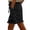 Black(Womens Shorts), variant on Lounge Shorts for Women Cotton Linen Comfy Drawstring High Waist with Pockets Lightweight Shorts