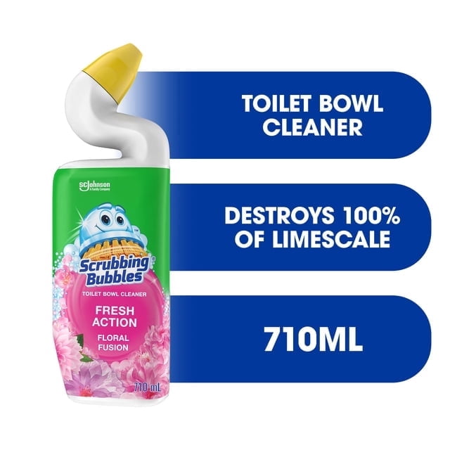 Scrubbing Bubbles® Toilet Bowl Cleaner, Triple Action, Floral Fusion, 710mL