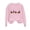A-Pink, variant on CLOISE Womens Crewneck Sweatshirt Graphic Halloween Fleece Lining Trendy Pullover Pumpkin Long Sleeve Tops Fall Winter Slim Outfits for Daily Wear Black XL
