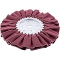 thumbnail image 2 of United Pacific 8-Inch Red Resin Treated Airway Buff - 5/8-Inch & 1/2-Inch Arbor, Model 90023, 2 of 3