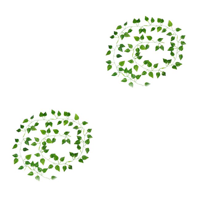 Yuarrent Guirnalda de plantas artificiales flexibles para dormitorio, hogar, oficina, Hotel, simulación de vid falsa, decoración para patio, 2 Type2 NO2 Yuarrent CBP000400