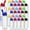 Multicolored, variant on 30 Pieces Water Bottle Bulk 17 oz Plastic Sports Water Bottles Bulk with Handle Strap Lightweight Leakproof Drink Flip Top (Classic Style,Black)