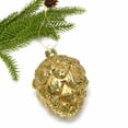 thumbnail image 2 of Stp Goods Golden Forest Glass Christmas Ornament Set of 6 pcs Hand-Painted Acorn Christmas Ornaments Pine Cone Hanging Decorations, Gold, 2 of 5