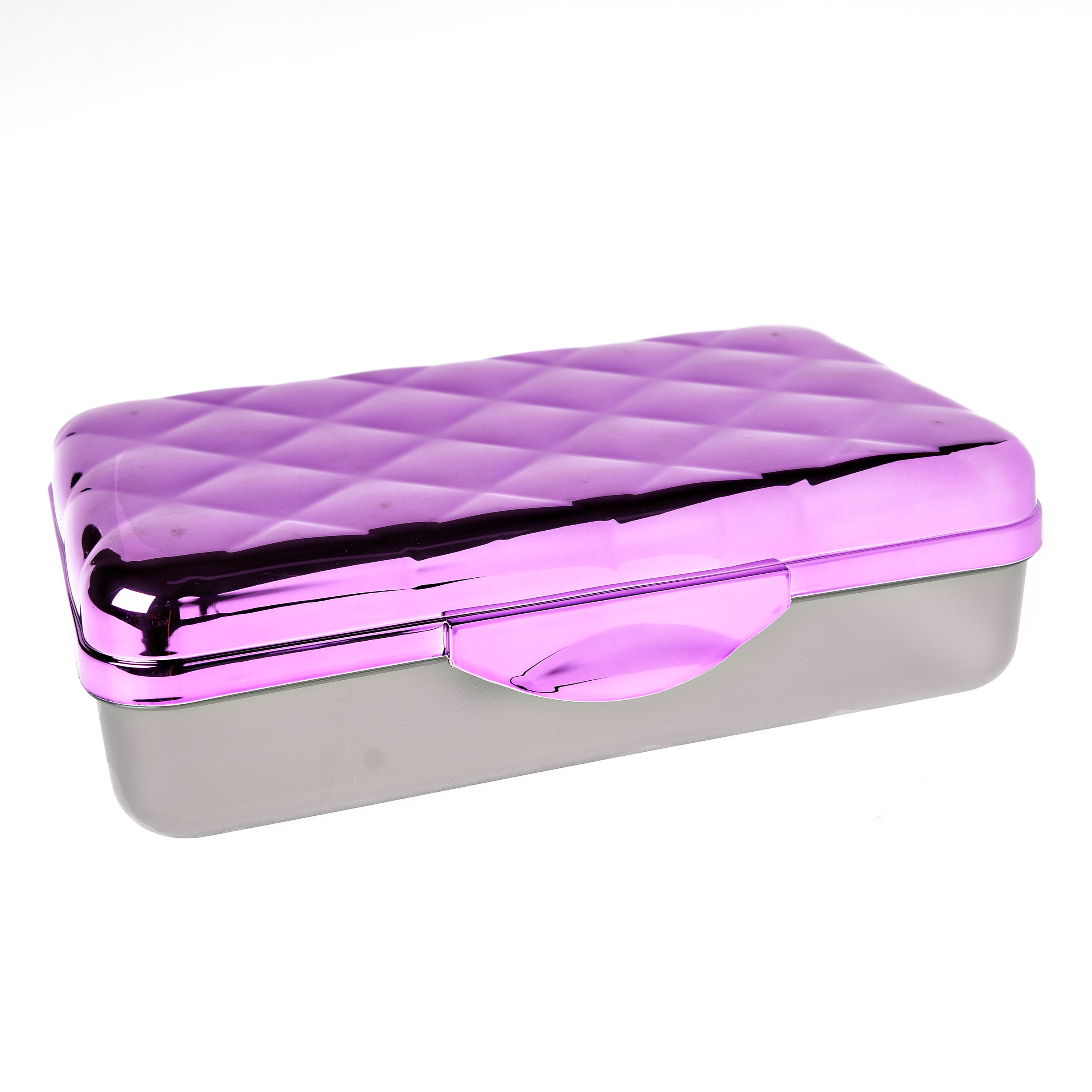 Pen + Gear Metallic Pencil Box, Purple - Walmart.com - Walmart.com