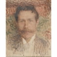 thumbnail image 2 of Ernest Laurent 20x24 Gold Ornate Framed and Double Matted Museum Art Print Titled - Paul Jamot (1906), 2 of 4
