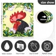 thumbnail image 4 of Front Dishwasher Magnet Sticker Cover Decorative Appliances Stickers Rooster Beautiful Floral Frame Refrigerator Skins Dishwasher Panel Decals, 4 of 6