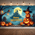 thumbnail image 2 of Pumpkin Decoration Happy Halloween Outdoor Decoration Haunted House for Halloween Party Outdoor Event Autumn Celebration, 2 of 9
