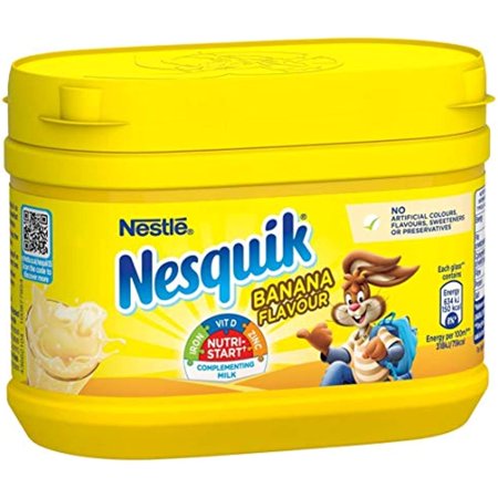 Nestle Nesquik Banana Milkshake Mix Tub 500G