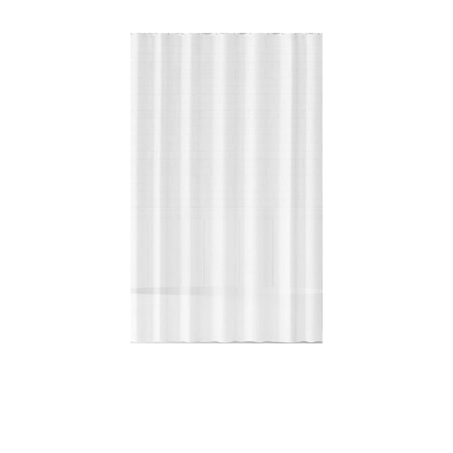 HLONK AUQ Rideau de Douche Facile à Entretenir Rideau de Douche Sans Crochets Rideaux de Douche Imperméables pour Salle de Bain Noir