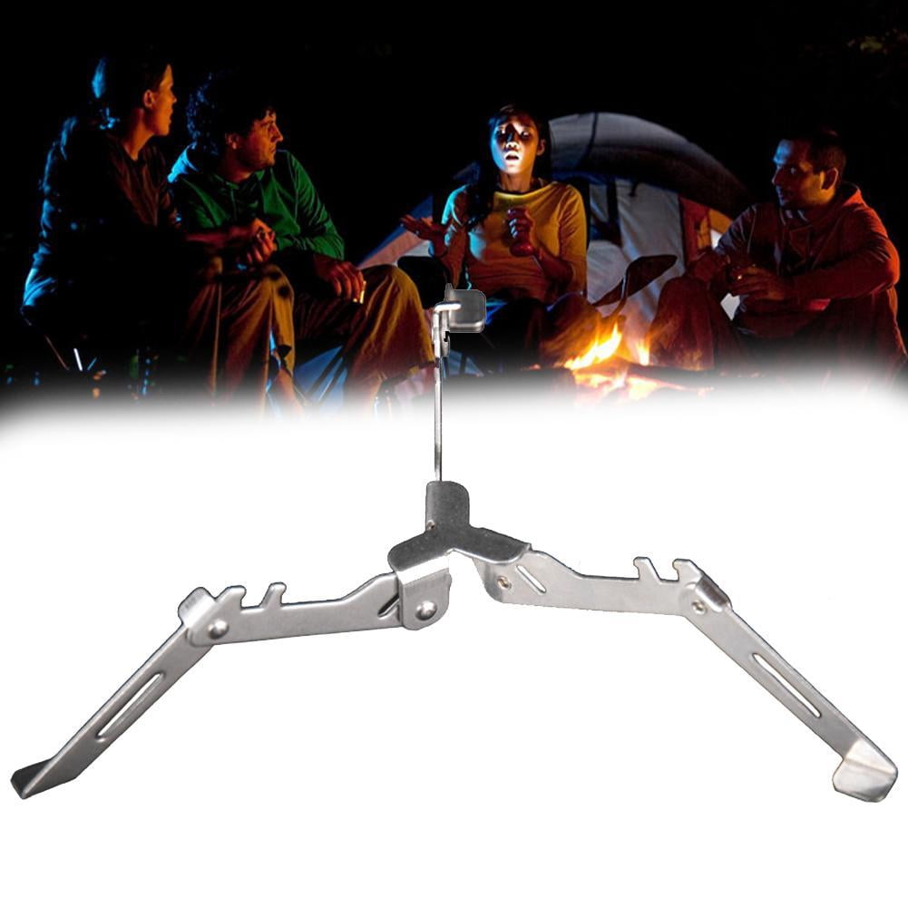 Steel Camping Gas Tank Stove Base Holder Stands Folding U9I9 New N3E9