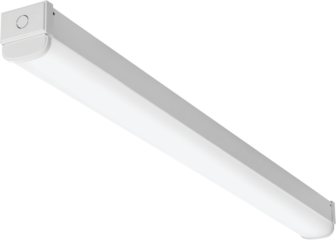 Lithonia Lighting L48 5000LM RDL MVOLT 40K 80CRI WH CLX LED 48 Inch Strip Light, 5000 Lumens, Lens, 4000K, 35W, Round Diffuser CA2