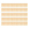 thumbnail image 1 of 100Pcs Plastic Cutter Blades Grass Trimmer Accessories Replacement Manual Pruning ToolsOrange, 1 of 5