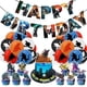 thumbnail image 2 of Juego de decoración temática de cumpleaños de Godzillas, pancarta de fiesta temática de Godzilla, globo de tirar, inserto de pastel, regalo de cumpleaños, 2 of 4