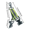 thumbnail image 2 of Hearth & Gear Reflective Tape Clip Key Gloves Chain Key Ring Holder For Turnout Gear For Fireman Outdoor Function Reflective Tape, 2 of 3