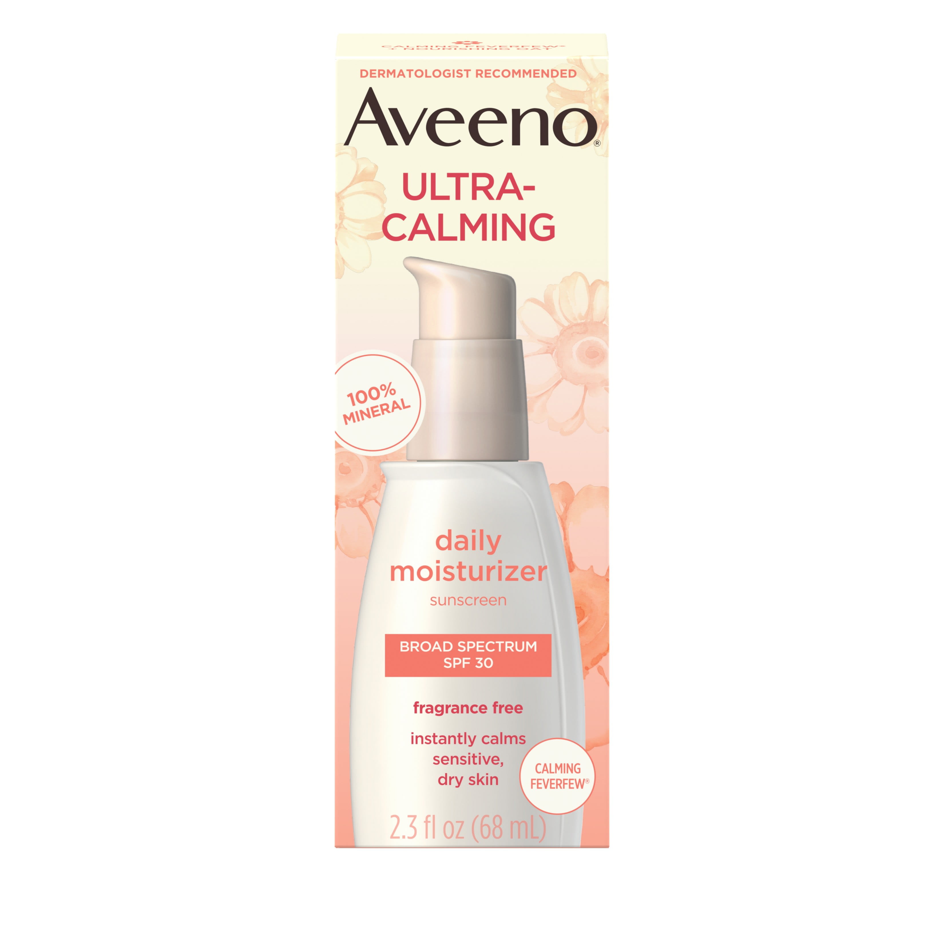 Aveeno UltraCalming Daily Facial Moisturizer with SPF 30, 2.3 fl. oz