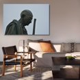 thumbnail image 6 of Ghandi Statue Indian Gandhi Leader Canvas Poster Bedroom Decor Sports Landscape Office Room Decor Gift,Frame-style,12x18inch(30x45cm), 6 of 8