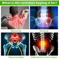 thumbnail image 5 of Back Stretcher with Lumbar Support, Electric Lumbar Traction Device, 15-Level Electrotherapy, Dynamic Airbag 3 Stretching Modes, Spine Support Back Pain Relief Massager, with 104 Acupressure Nodes, 5 of 10