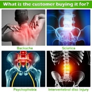 Back Stretcher with Lumbar Support, Electric Lumbar Traction Device, 15-Level Electrotherapy, Dynamic Airbag 3 Stretching Modes, Spine Support Back Pain Relief Massager, with 104 Acupressure Nodes