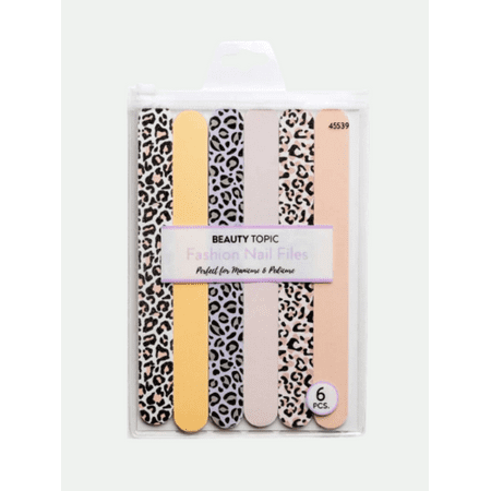 6-Piece Beauty Topic Fashion Nail Files 6-Piece Beauty Topic Fashion Nail Files