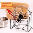 thumbnail image 5 of Lid Holder Storage Lid Pan Cupboard Pantry Rack Organizer Multifunctional Kitchen Cut Table Organizer Storage Holder, 5 of 5