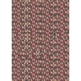 thumbnail image 1 of Ahgly Company Machine Washable Indoor Rectangle Transitional Brown Red Area Rugs, 8' x 12', 1 of 7