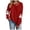 Red, variant on TTUHYWXI Halloween Shirts for Women Long Sleeve Crewneck Casual Dressy Tops Funny Graphic Halloween Fall Fashion Outfits Orange,XL