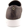 thumbnail image 3 of Michael Kors Womens Keaton Leather Low Top Slip On Fashion Sneakers, 3 of 4