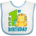 thumbnail image 3 of Inktastic Its My 1st Birthday with Dinosaur Boys or Girls Baby Bib, 3 of 4