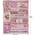 thumbnail image 2 of LHSHID 18 Year Old Girl Birthday Creative Blanket Gift 30x40in, 2 of 9