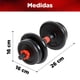 thumbnail image 4 of Set de Mancuernas Ajustables X Rush 30 kg con Discos de Acero Antideslizantes, 4 of 8
