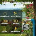 thumbnail image 7 of Digital Water Timer, Sprinkler Timer Programmable With Rain Delay, Garden Hose Timers For Watering With Large Lcd Display, Manual Irrigation Mode, 7 of 7