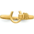 thumbnail image 6 of 14K Yellow Gold Horseshoe Ring (Size 7) Made In United States r664, 6 of 6