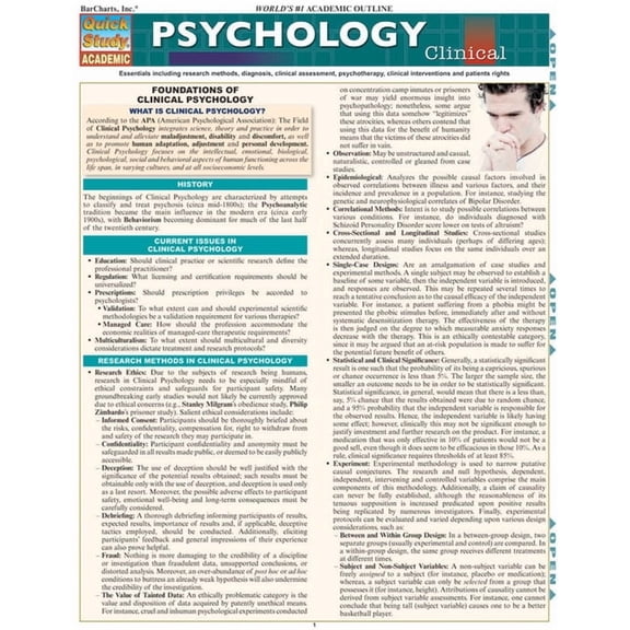 Psychology: Clinical (Other)