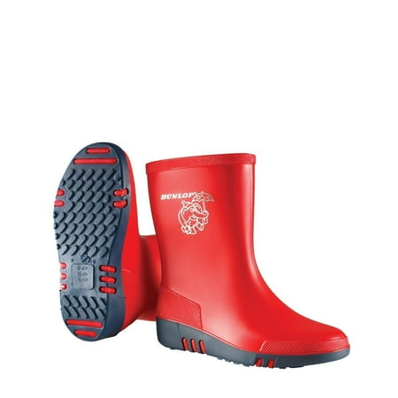 Used Snowboard Boots Size 10 NEW YEAR SALE 50% OFF Dunlop Childrens Unisex Mini Waterproof Wellington Wellie Boot K131510 Size US 10 M | UK 9 | EU 27 ()