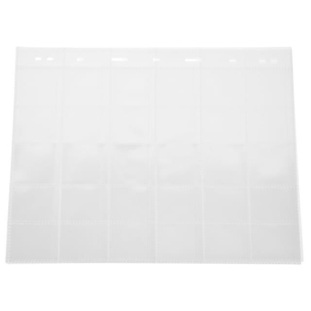 10 Feuilles Pages d'Album de Timbres Pages de Collection de Pièces de Monnaie Pages de Remplacement Sans Coque Extérieure