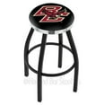thumbnail image 7 of 36" L8B2C - Black Wrinkle Idaho Swivel Bar Stool with Chrome Accent Ring by Holland Bar Stool Company, 7 of 7