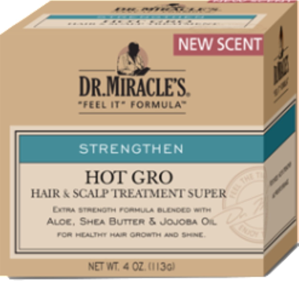 Dr. Miracle's Strengthen Hot Hair & Super Strength Scalp Treatment, 4 oz  (Pack of 2) 