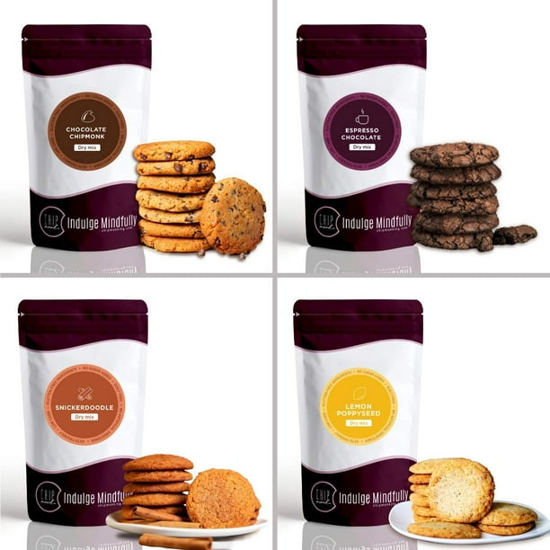 Chipmonk Cookie Mix Zero Or Low Carb Keto Friendly Snacks Dessert Cookies Gluten Free High Fat And Protein Low Sugar Sweet Snack Foods Ketogenic Diet Or Diabetics Healthy Nutrition Treats