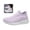 Pink, variant on Willtoo Sneakers for Women Breathable Mesh Slip‑on Knit Walking Shoes Lightweight Thick Platform Sole Elevated Casual Tennis Shoes