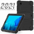 thumbnail image 4 of Dteck Case for Samsung Galaxy Tab A7 Lite 2021 8.7 inch SM-T225/T220, Hybrid Rugged Heavy Duty 3 in 1 TPU + PC Combo 3 Layer Shockproof Protective Cover Case with Kickstand -#3 Black, 4 of 8
