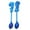 Blue, variant on Vikakiooze Colorful Spoon Couples Spoons Flatware Coffee Drinking Tools Kitchen Gadget