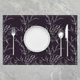 thumbnail image 2 of Purple Branches Table Place Mats, Set 18"x12" Flower Plum Blossom Placemats Set of 4 Decor Leaves Placemat for Kitchen Dining Table Decor Indoor Outdoor, 2 of 4