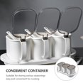thumbnail image 2 of Shisuyan Moisture-proof Spice Containers Kitchen Condiment Pots White 1 Set, 2 of 8