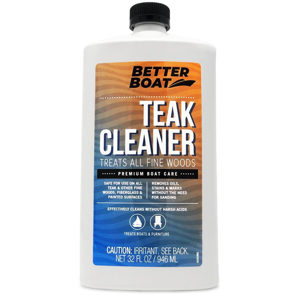 Teak Cleaner for Teak and Other Fine Woods Boats Cleaning Marine Stain